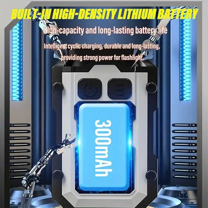 Супер Яркий LED Фонарик брелок наключник