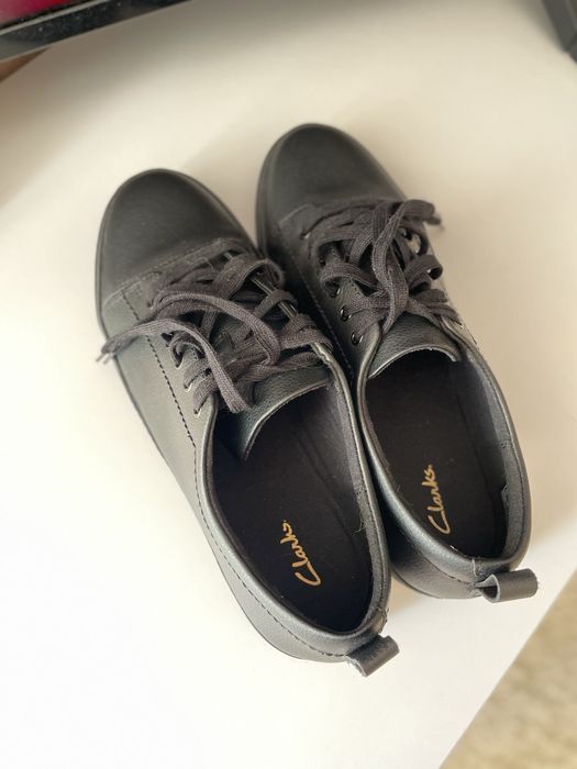 Кеди мокасини Clarks кожа