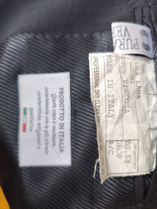 Paletó italiano com corte de alfaiataria, tamanho XL