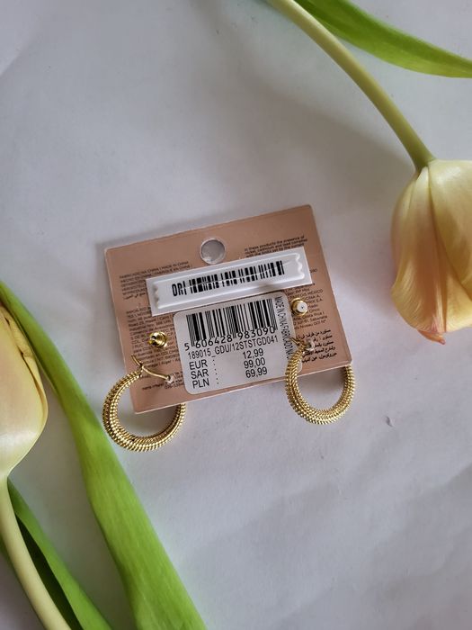 Złote kolczyki Parfois sztyft koła 2 pary zestaw
Idealny dodatek