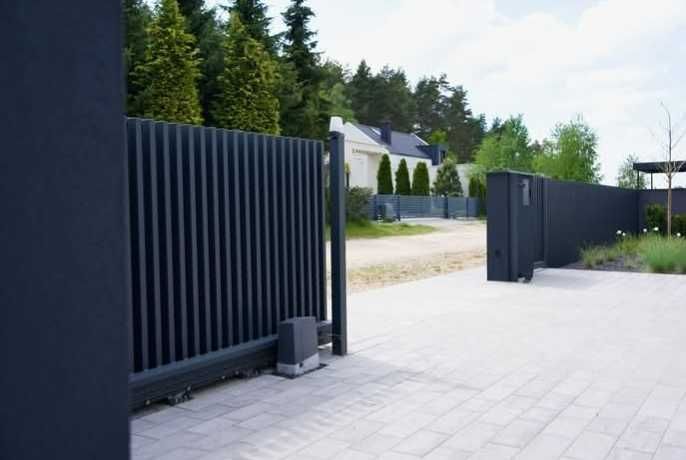 Ogrodzenie grzebieniowe PREMIUM nowoczesne profile palisada pionowa