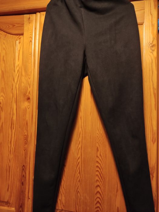 Spodnie damskie zamszowe M/L 38/40