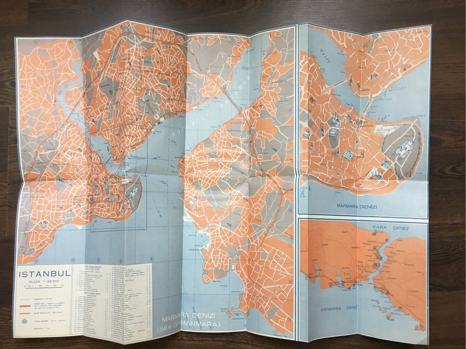 Stara mapa istambułu