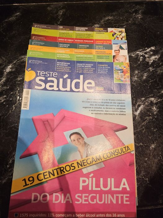 Revistas teste saude 2006 a 2014 da Deco proteste