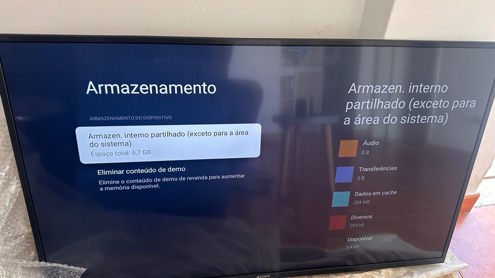 Televisão 43 4K Smart TV  Android TV