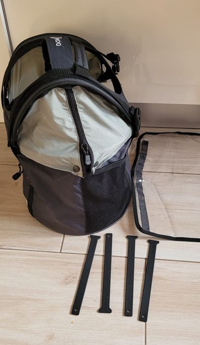 Torba na rower dla psa, kota Rixen Kaul, transporter rowerowy, klickfix