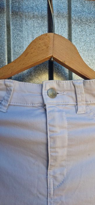 Sinsey białe jeansy skinny M