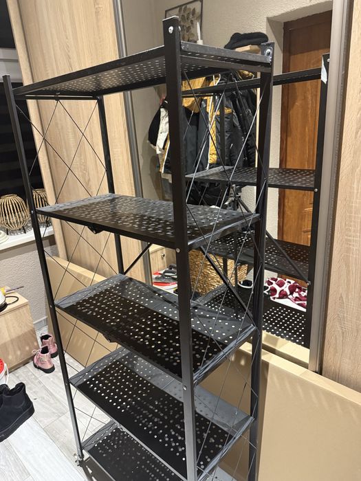 Reagal metalowy stan dobry ikea