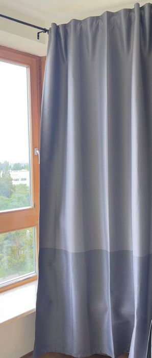 Stylowa zasłona IKEA MARJUN  zaciemniające Blackout – idealna na upały!
