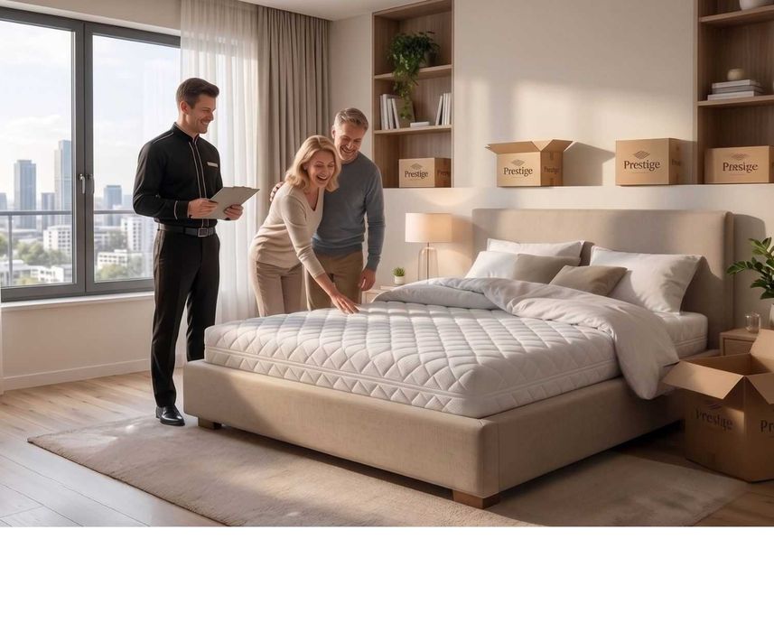 MATERAC 160x200 7-STREF POCKET + KOKOS Wyprzedaż Outlet -50% Wysyłka w 24H