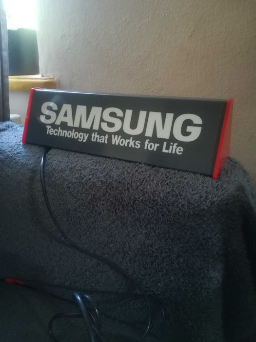 Neon reklama świetlna Samsung nowa cena od 03.10
