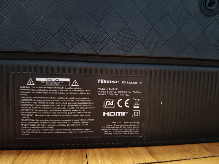 Telewizor Hisense 43'
