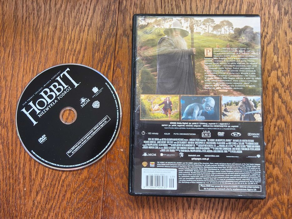 Hobbit DVD - stan idealny