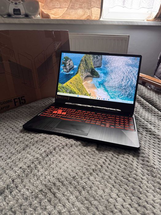 ASUS TUF Gaming F15 RTX 3050 Intel i5-11400H 12x4.50 GHz 144Hz Laptop do gier SSD rgb