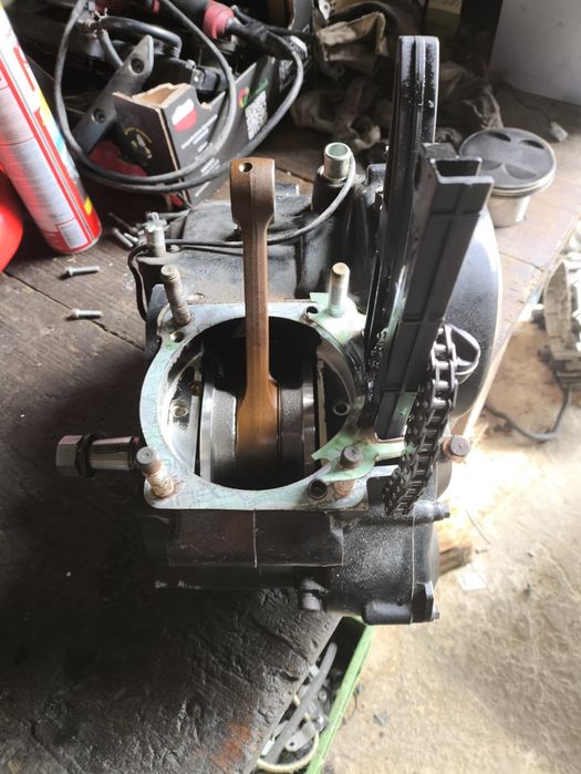 KTM Lc4 silnik dół wał sprzęgło skrzynia