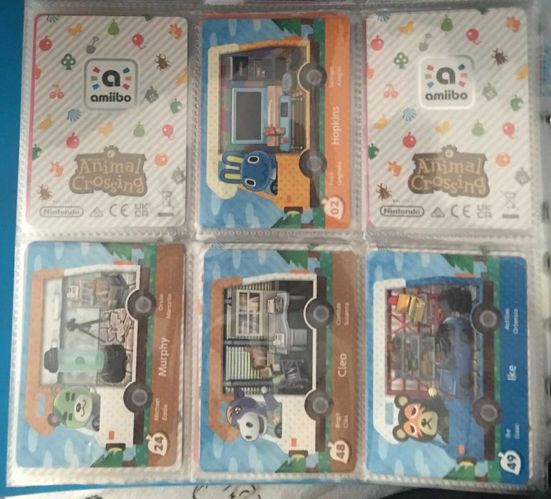 Animal Crossing Cartas Amiibo (Serie 1-4 + WA) Venda ou Troca
