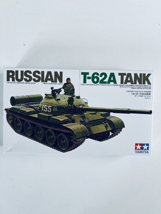 Czołg Russian T-62A model do sklejania Tamiya 35108