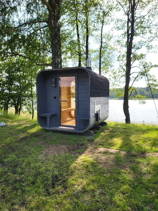 Sauna ogrodowa panoramiczna świerk skandynawski (możliwe do 10 rat 0%)