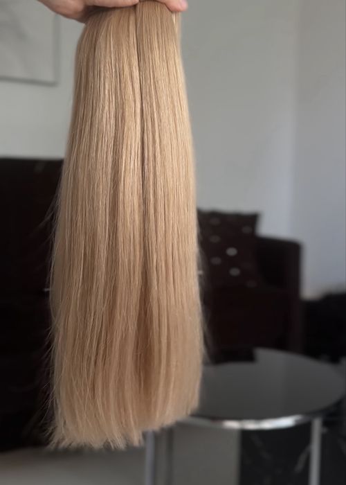 Włosy Tape-On Invisible Beżowy Blond (14) 100g • 40cm • 20kanapek