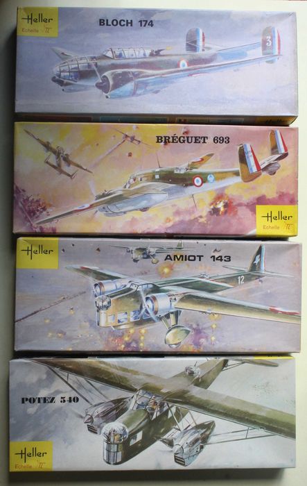 Kits Aviões Heller 1/72 série Musée