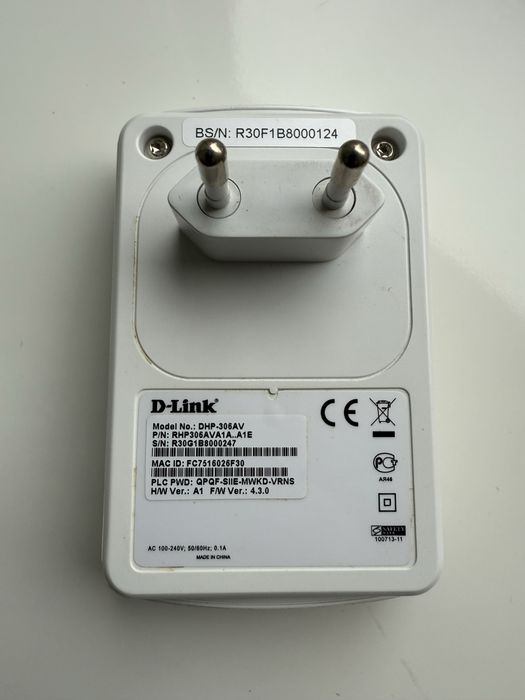 Мережевий адаптер D-Link DHP-306AV