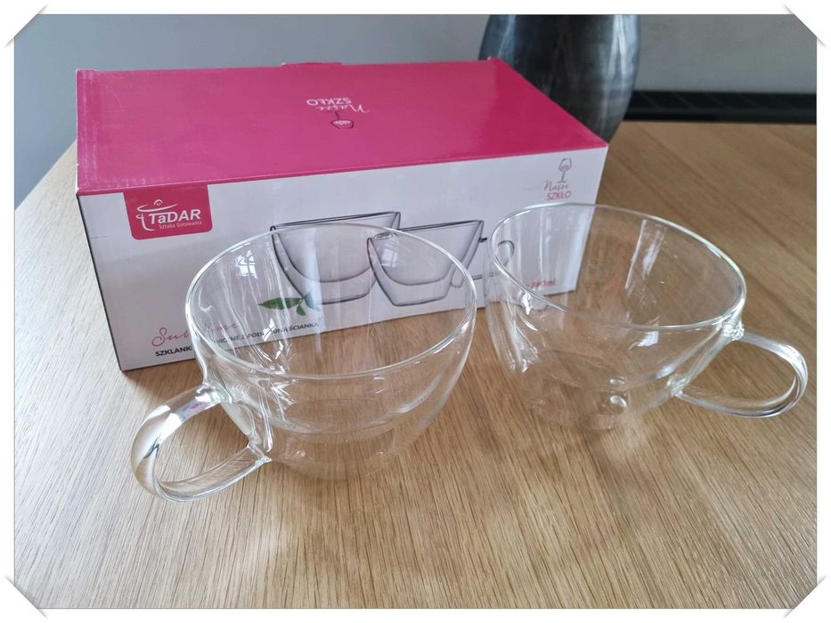 Szklanki/filiżanki termiczne do kawy 380 ml 2 szt. NOWE