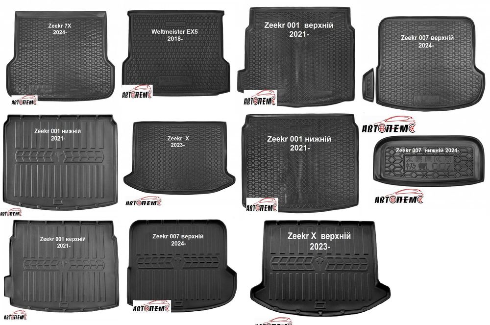 Коврик в багажник Weltmeister Zeekr Chrysler 200 Cupra Formentor