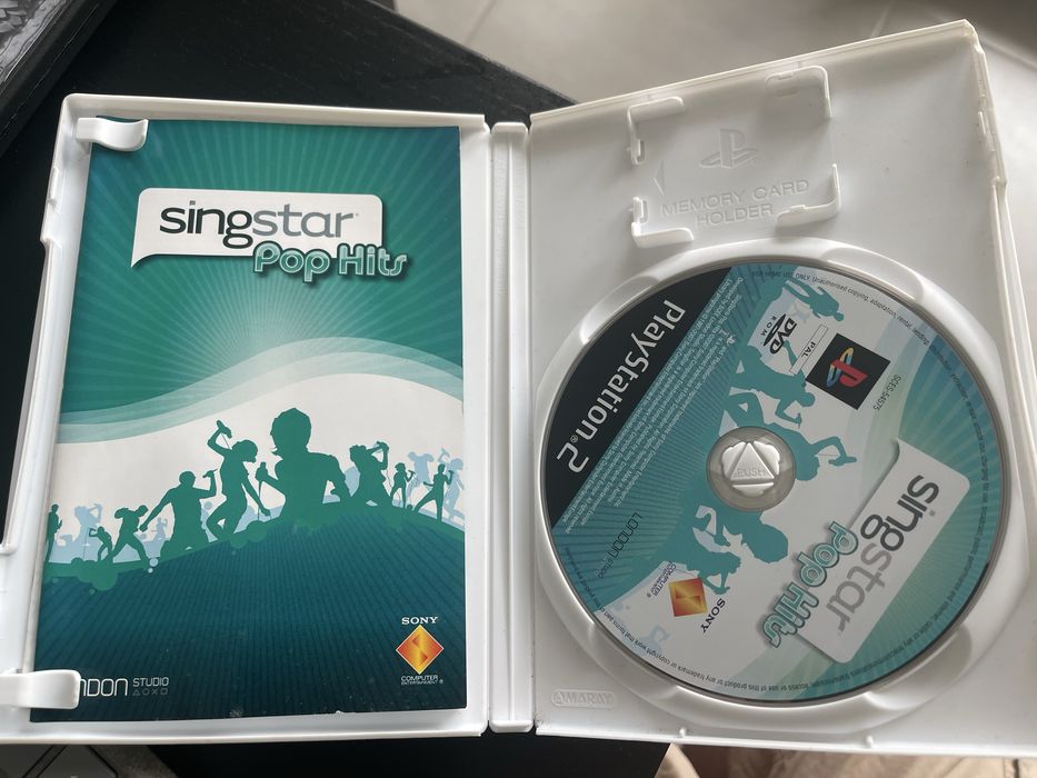 Jogo PS2 - SingStar Pop Hits (Completo - PAL)
