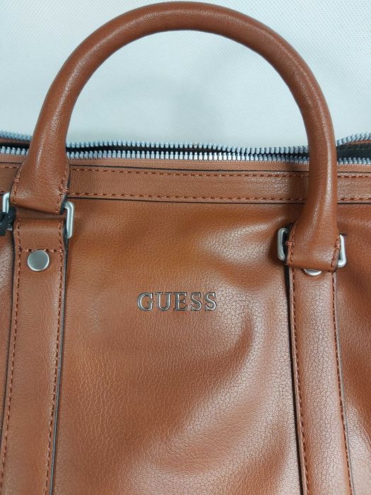 Nowa męska torba weekendowa walizka podróżna brązowa duża xxl wada