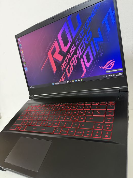 Portátil Gaming MSI GF65 Thin - GTX 1650 (pagamento 3x Klarna)