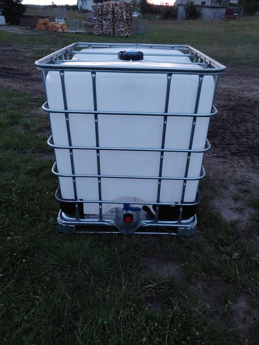 Zbiornik 1000l MAUZER, czyste