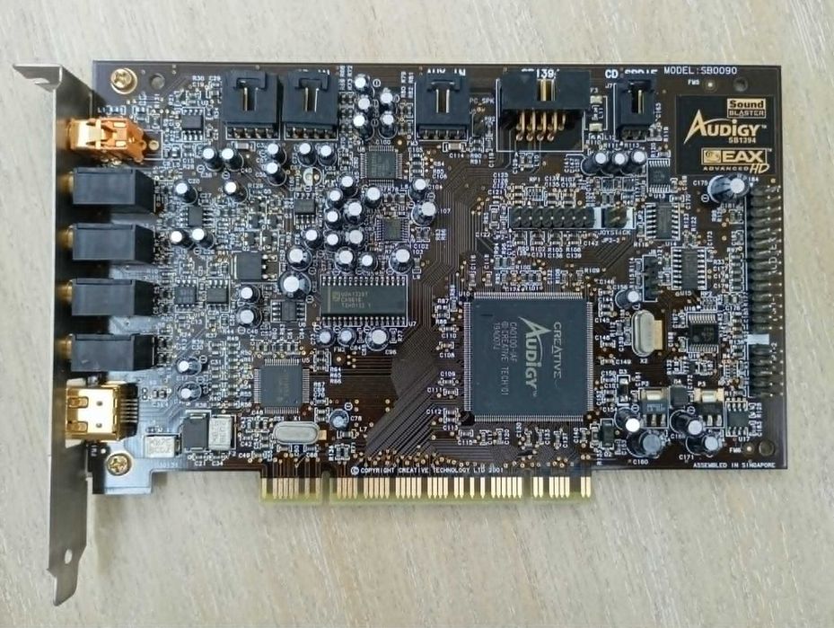 Placa de som PCI Creative Soundblaster Audigy SB0090