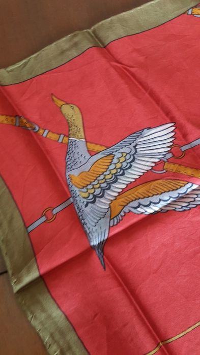 Lenço da Coca Cola em seda natural