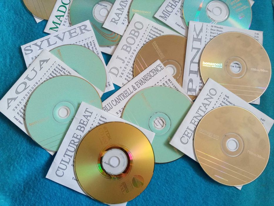 CD диск сборник лучших песен Pink Aqua Sugababes Nightwish D. J. Bobo