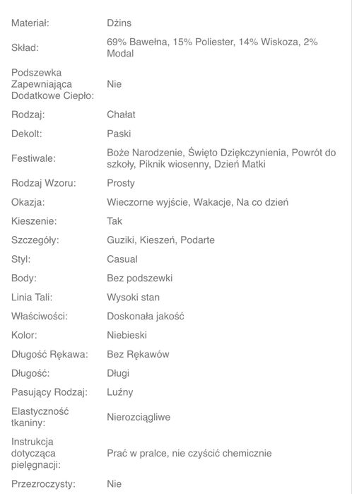 Spodnie ogrodniczki