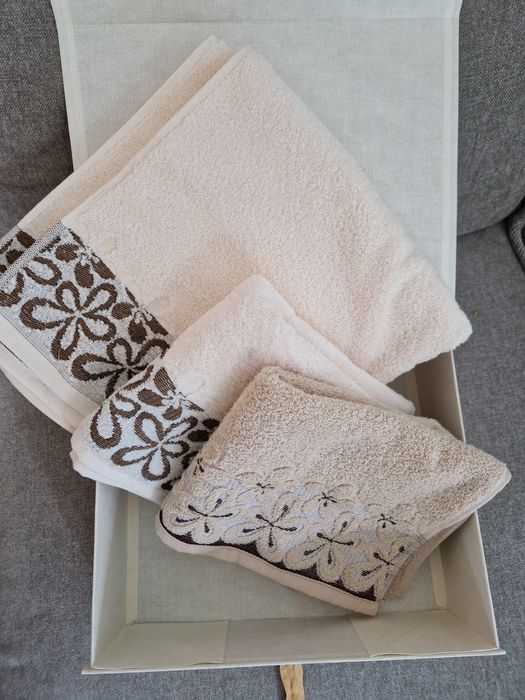 NOWE Greno Bella zestaw 3 ręczników