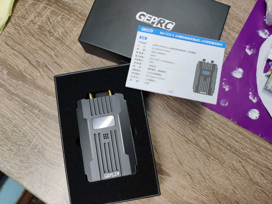 Приймач GEPRC MATEN 3.3G VRX - відеоприймач 3.3 ГГц FPV Receiver приймач відео сигналу на частоту 3.3GHz