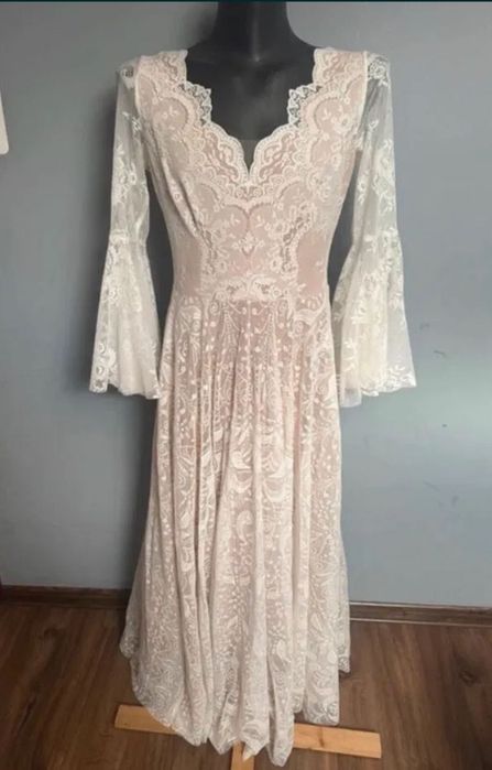 Suknia ślubna boho 42-44