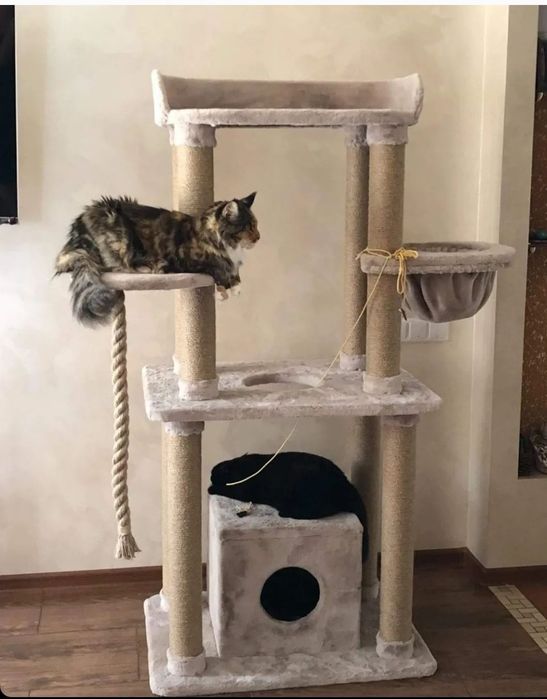 Когтеточка домик для котов