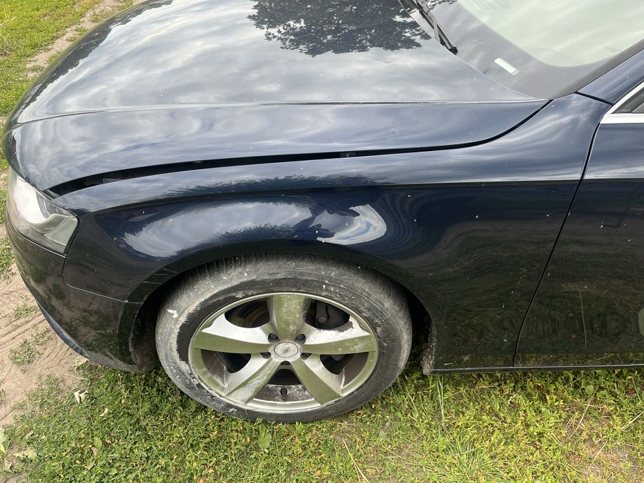 AUDI A4 B8 LZ5A 08-11 maska zderzak drzwi błotnik klapa lampa części