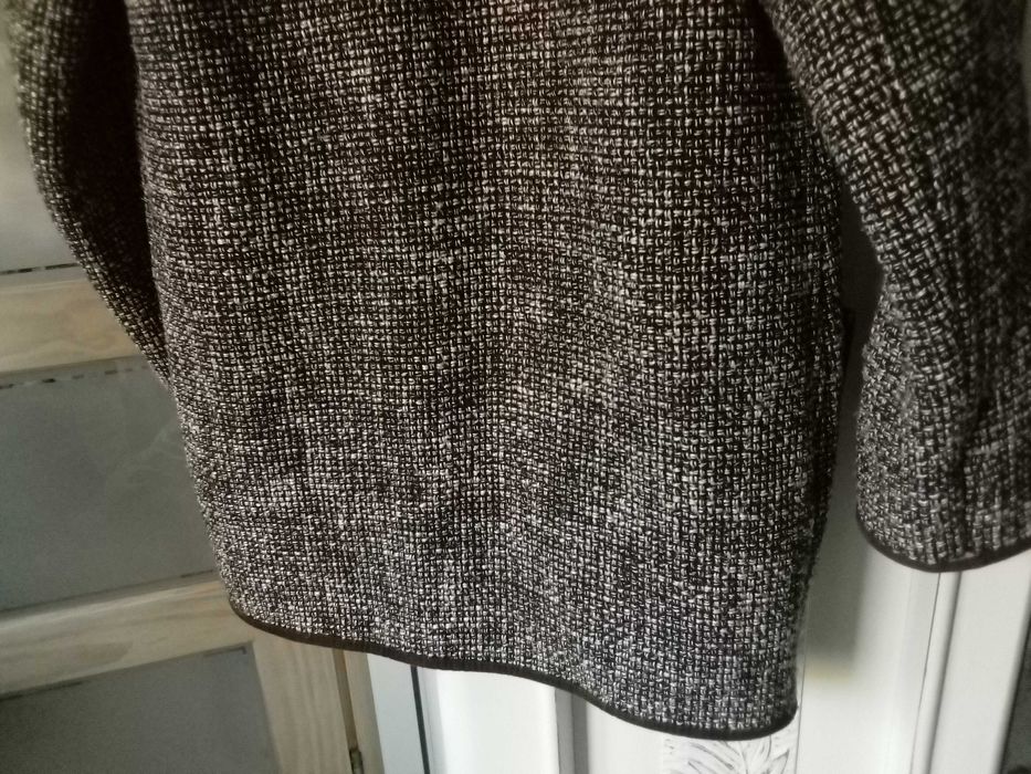 Kożuch płaszcz zimowy damski ocieplany kurtka 38 M lusatia