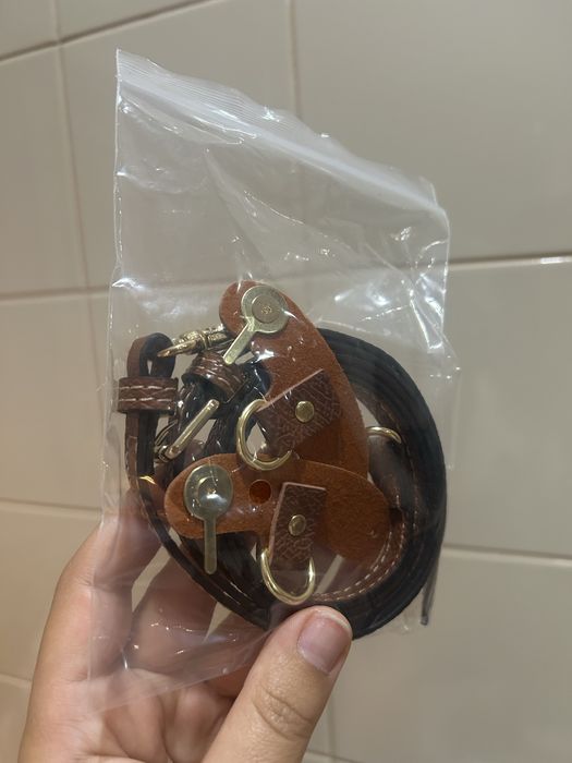 Mala longchamp castanha