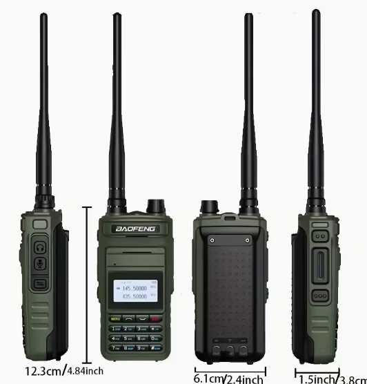 Мощная рация Baofeng UV-999 Pro Max 10W зарядка type-c.