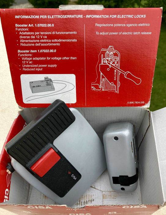 Fechadura Elétrica CISA 11611/60 para portas de prédio