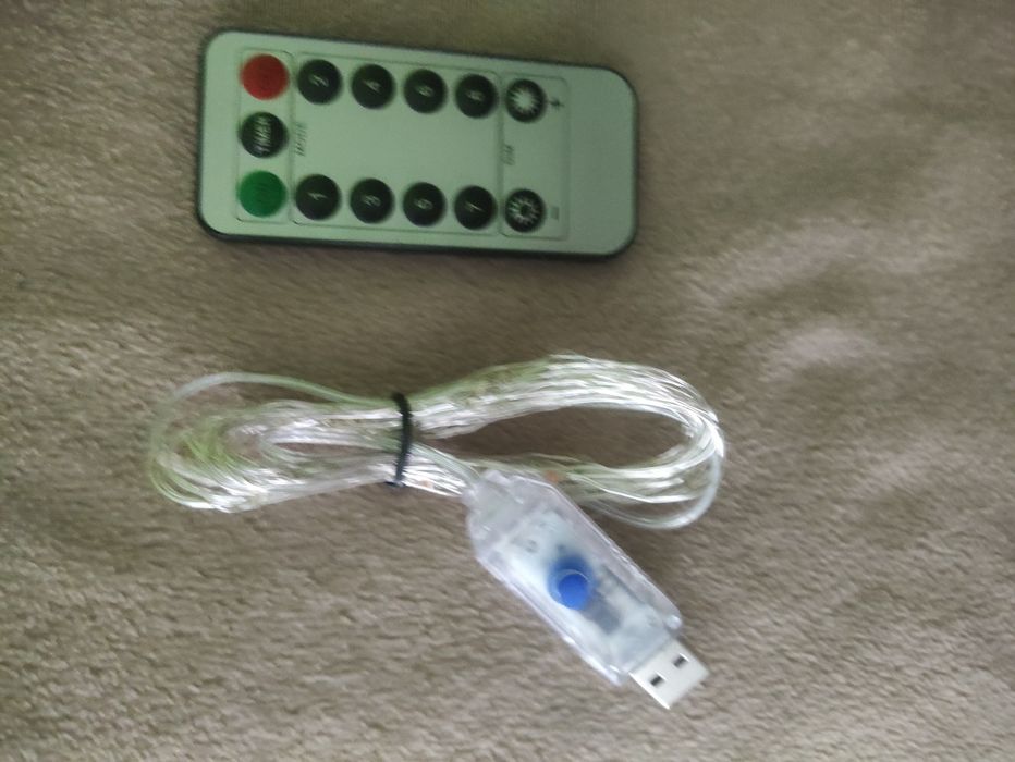 Solarne lampki nowe USB