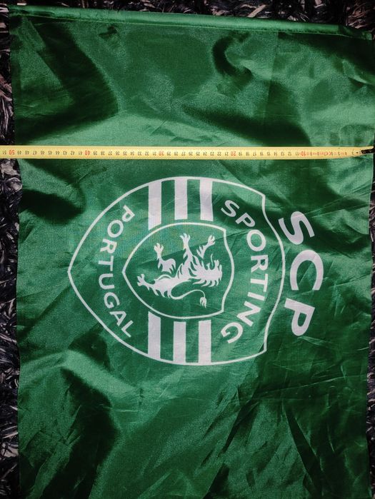 Bandeira Sporting Clube de Portugal tecido 70 x 50 cm