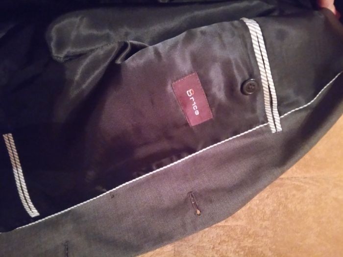 Піджак темно сірий чоловічий р.52-54!