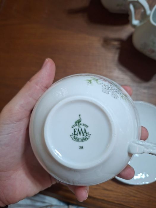 Conjunto de chá e de café completo Vista Alegre Portugal