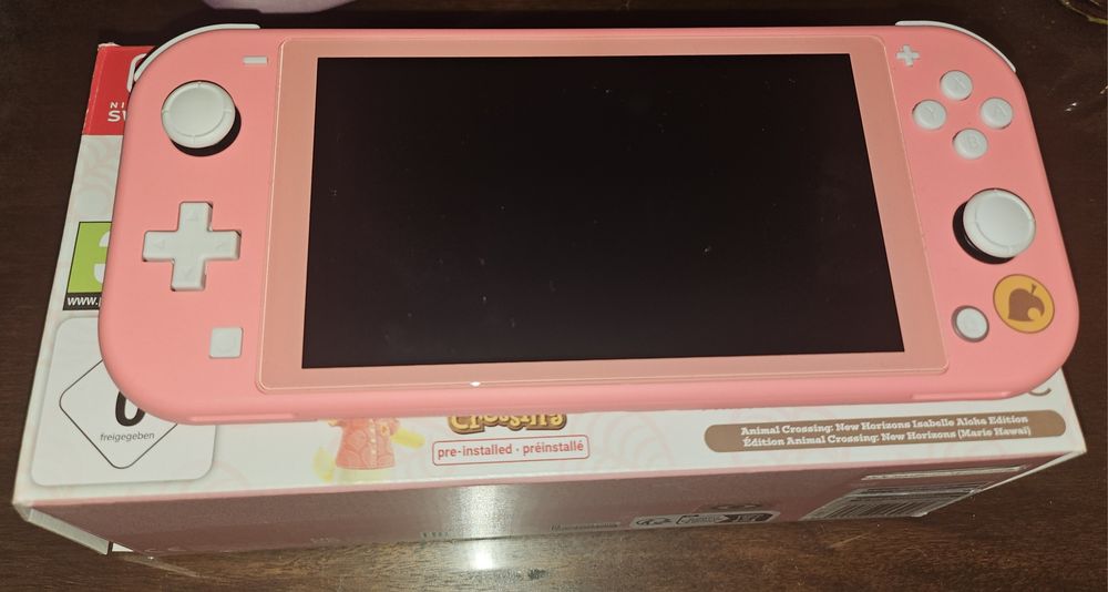 Nintendo Switch Lite Rosa - Animal Crossing