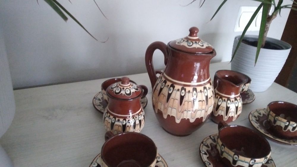 Ceramiczny komplet  z Rumunii